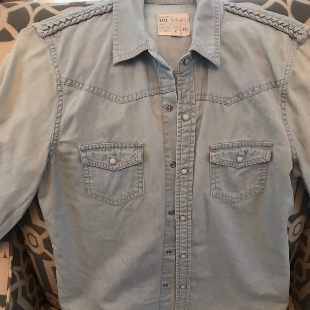 Denim Button Down - image 1